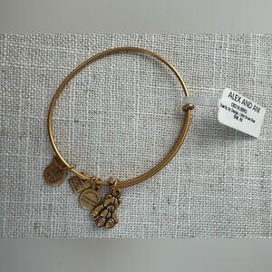 NWT ALEX AND ANI Charm Bangle Bracelet NEW Charity by Design Little Brow…